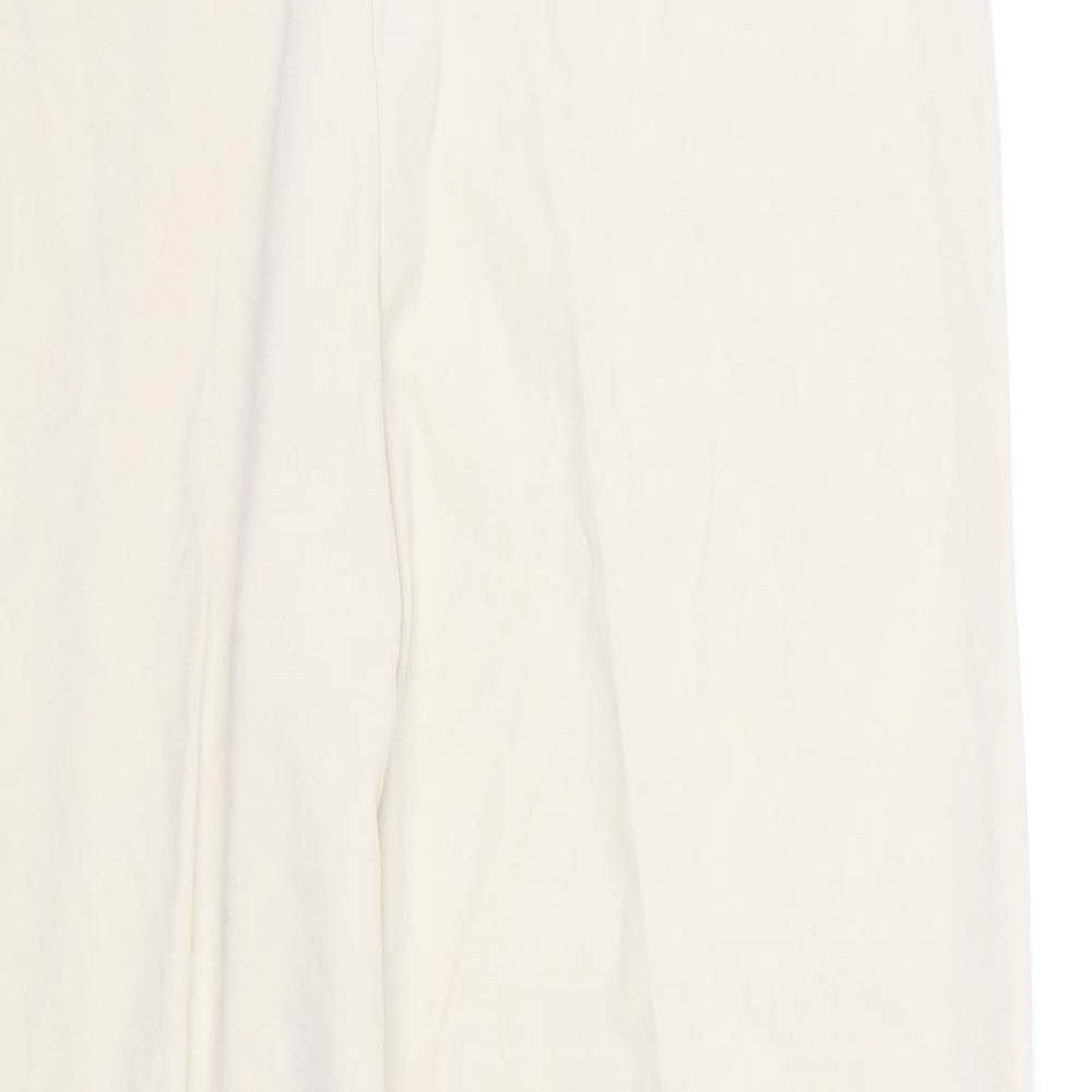 Womens UK Size 14 EWM Regular Fit  Beige Trousers