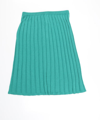 Equinox Womens Green   Flare Skirt Size 32 in