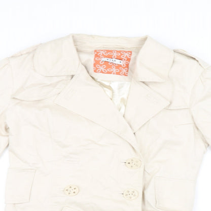 Villa Collection Womens Beige   Jacket  Size M