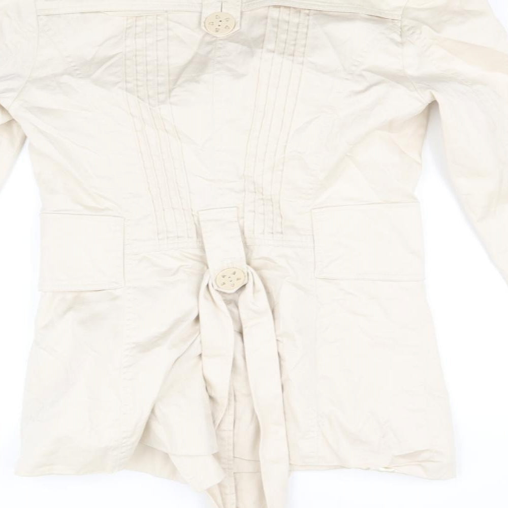 Villa Collection Womens Beige   Jacket  Size M