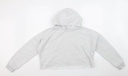 PRETTYLITTLETHING Womens Grey   Pullover Hoodie Size S