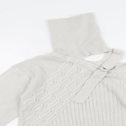 MissLook Womens Beige   Pullover Jumper Size S