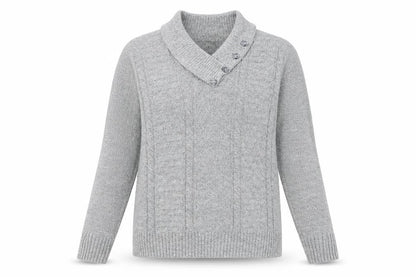 CHIC Womens Grey   Pullover Jumper Size M