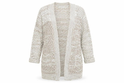 Glimpse Womens Beige   Cardigan Jumper Size L