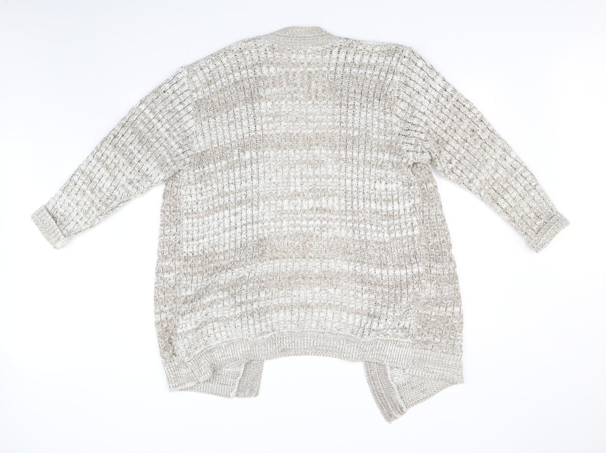 Glimpse Womens Beige   Cardigan Jumper Size L