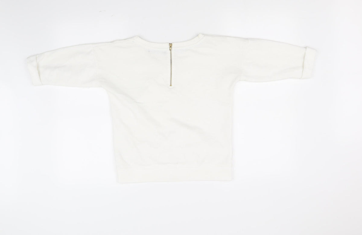 Atmosphere Womens White   Pullover Jumper Size 6