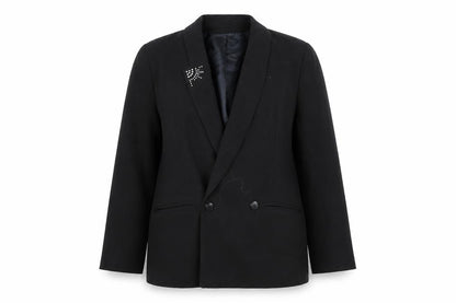 Womens UK Size 12 Preworn Regular Black Blazer