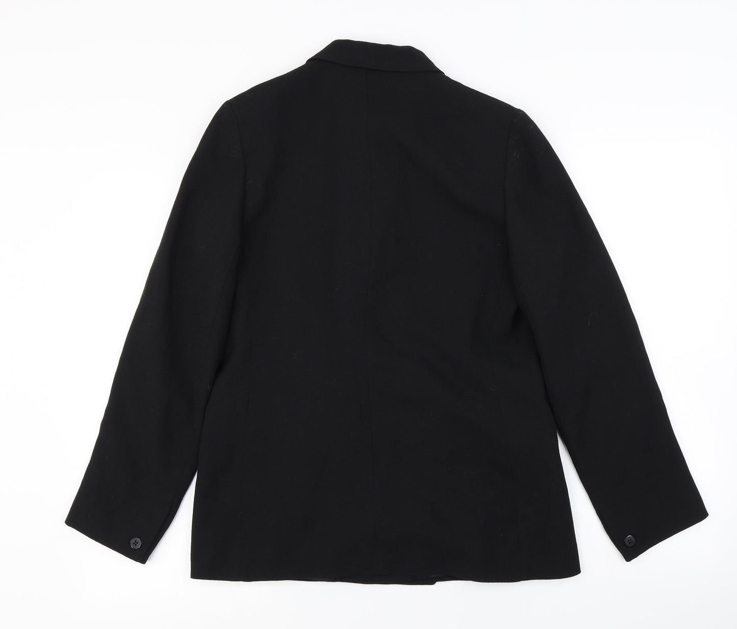 Womens UK Size 12 Preworn Regular Black Blazer