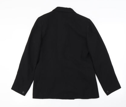 Womens UK Size 12 Preworn Regular Black Blazer