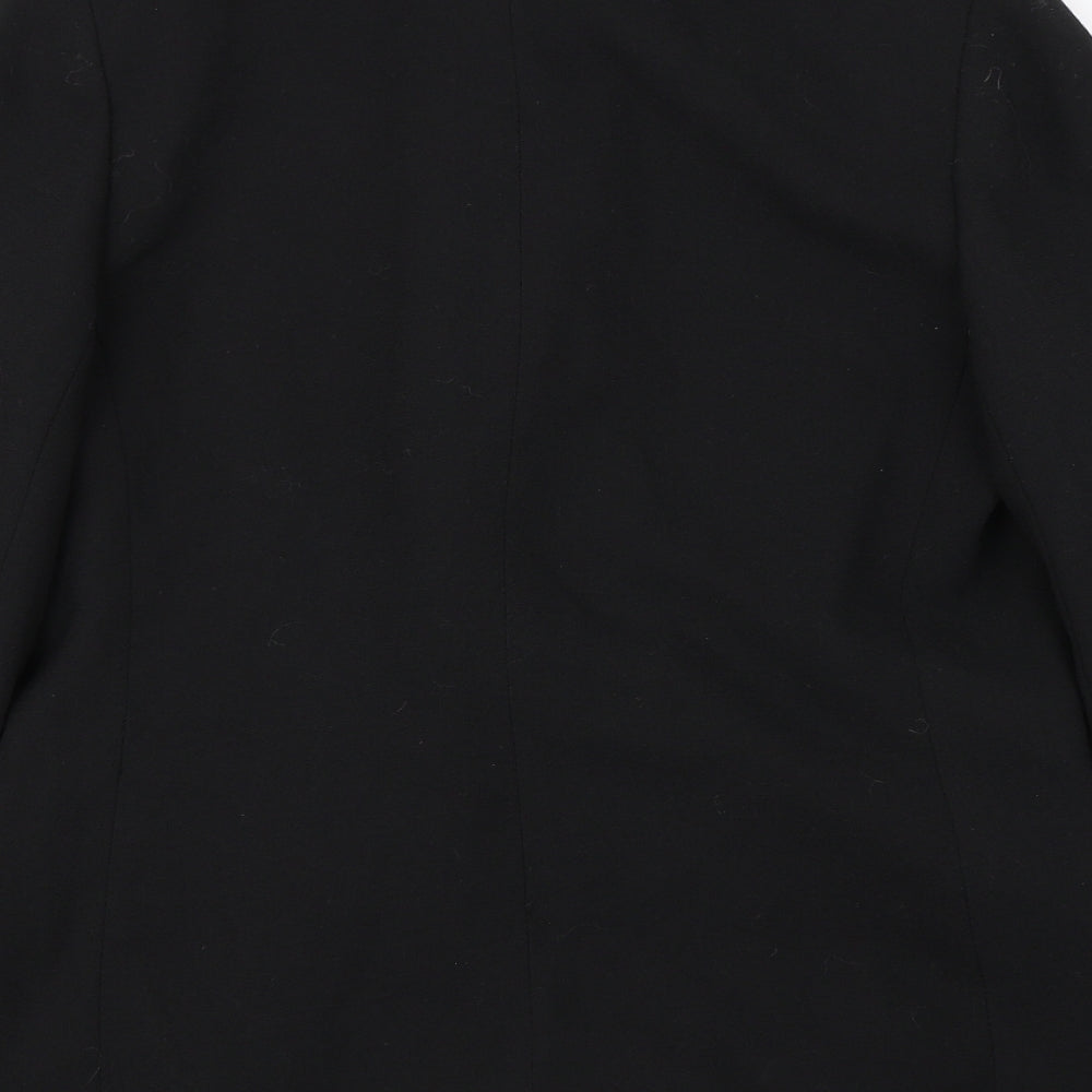 Womens UK Size 12 Preworn Regular Black Blazer