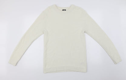 H&M  Womens Ivory   Pullover Jumper Size M