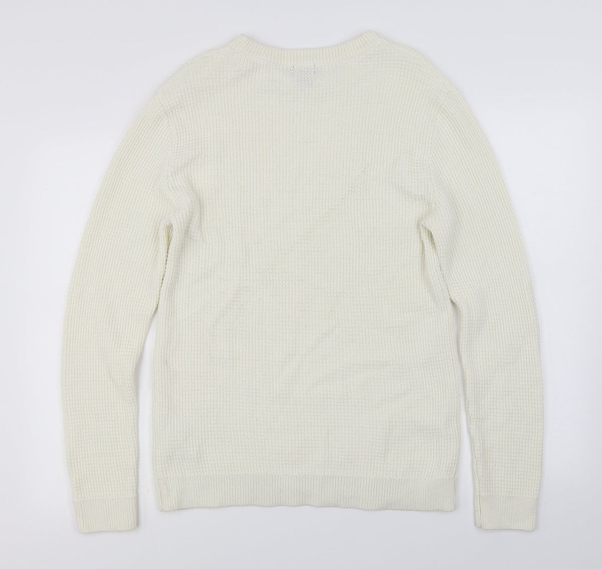 H&M  Womens Ivory   Pullover Jumper Size M