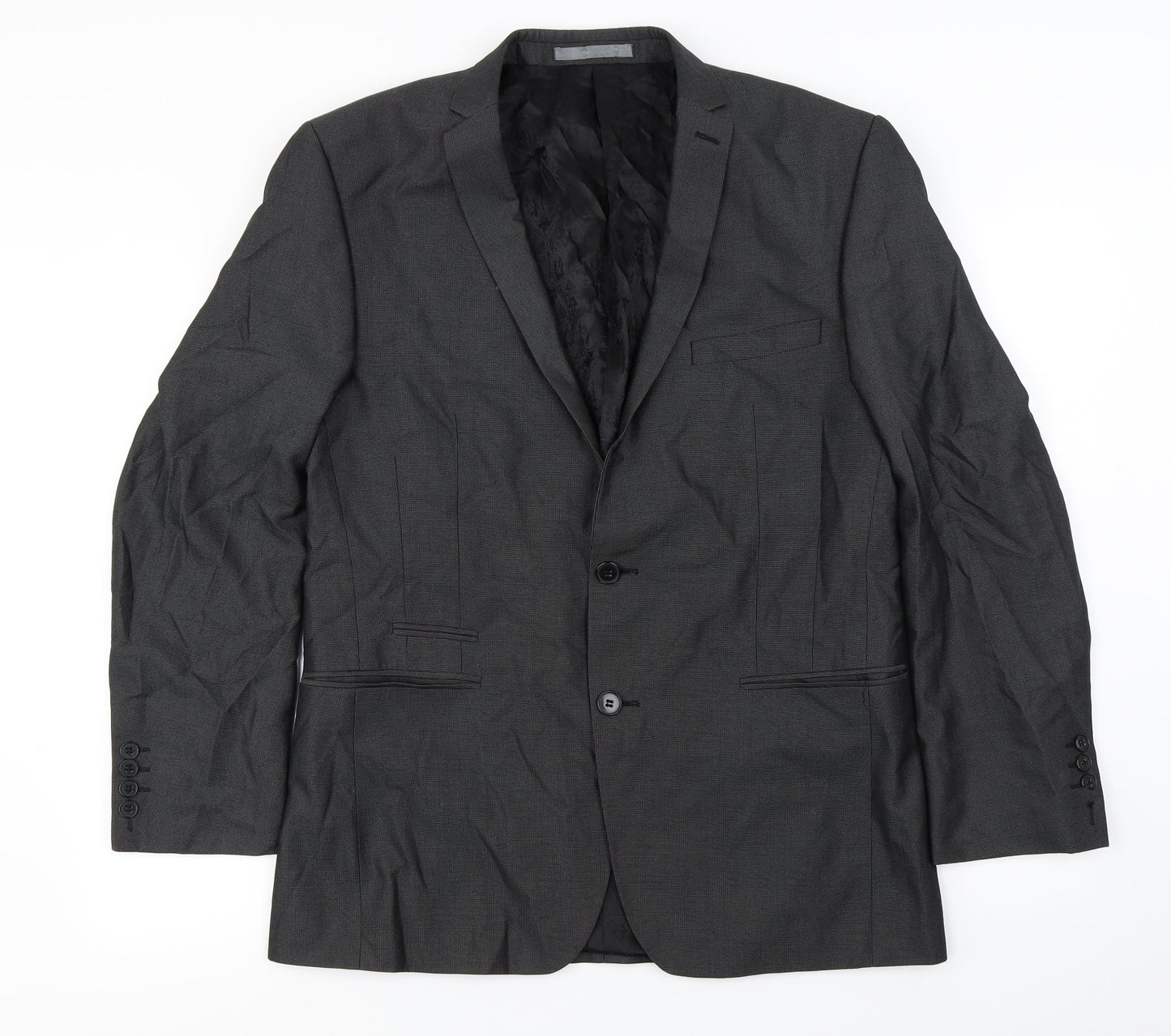 Mens UK Size 40 Redherring Regular Grey Suit Jacket