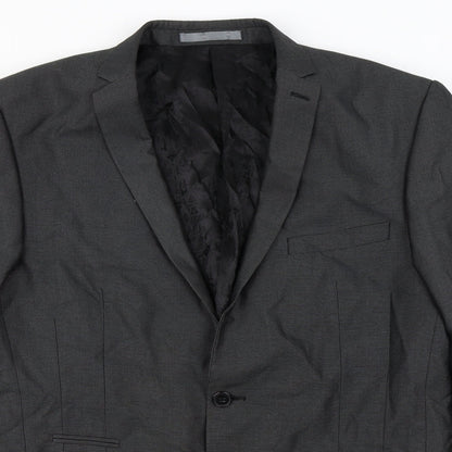 Mens UK Size 40 Redherring Regular Grey Suit Jacket