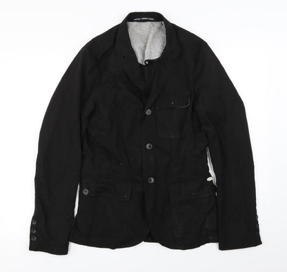 sawyers+hendricks london Womens Black   Jacket Coat Size S