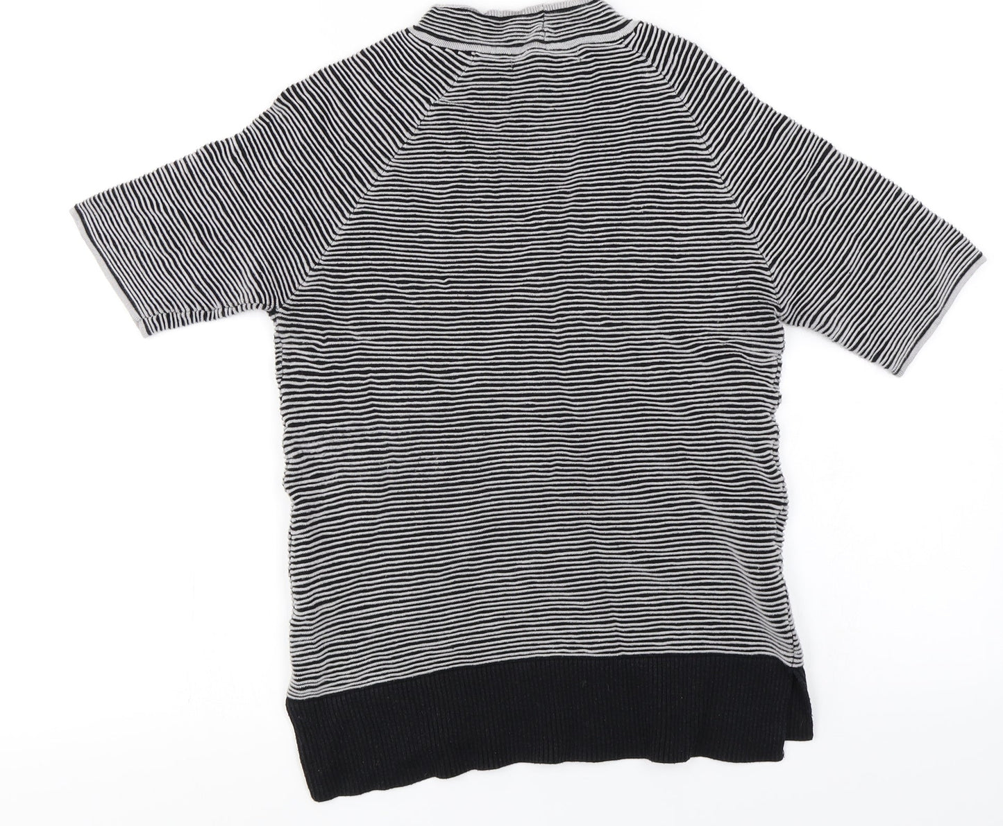 NEXT Womens White Striped  Pullover Jumper Size 12