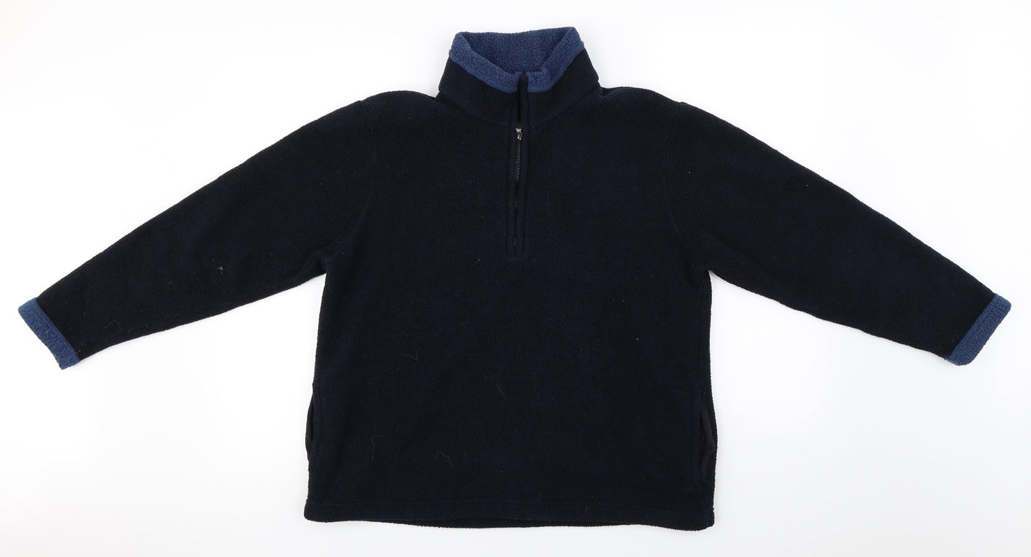 Marks and Spencer  Womens Blue   Henley Jumper Size 14