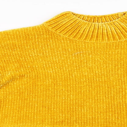 F&F  Womens Yellow   Pullover Jumper Size 12