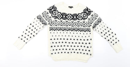 Forever 21  Womens Ivory   Pullover Jumper Size S