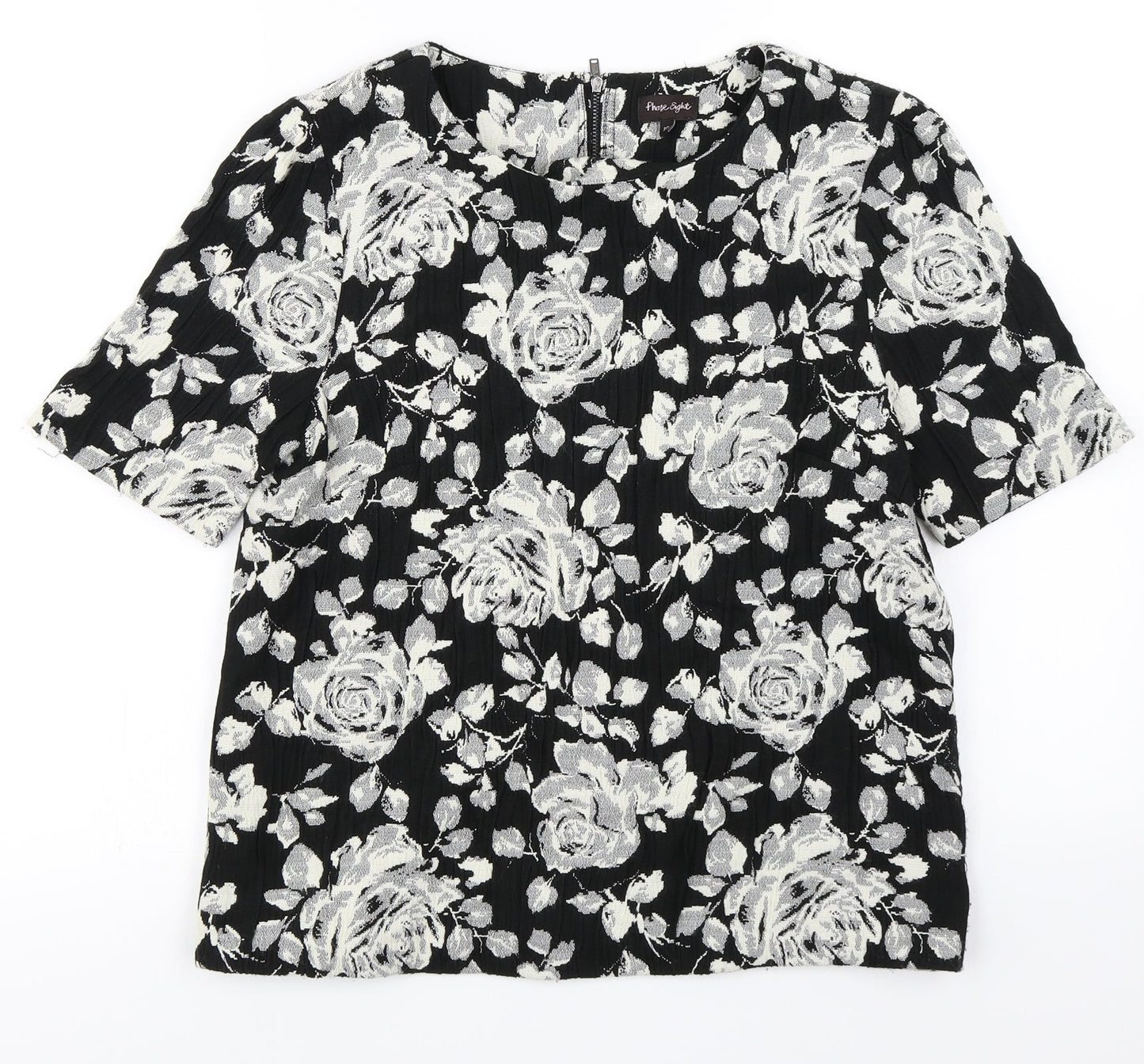 Womens UK Size 10 Phase Eight Black Basic Blouse
