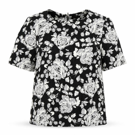 Womens UK Size 10 Phase Eight Black Basic Blouse