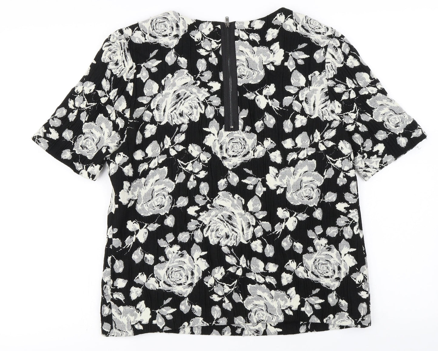 Womens UK Size 10 Phase Eight Black Basic Blouse