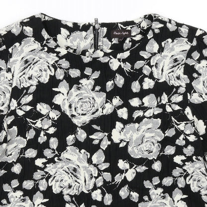 Womens UK Size 10 Phase Eight Black Basic Blouse
