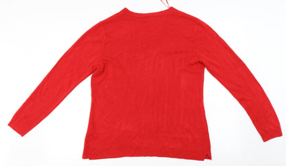 Papaya Womens Red   Pullover Jumper Size 18