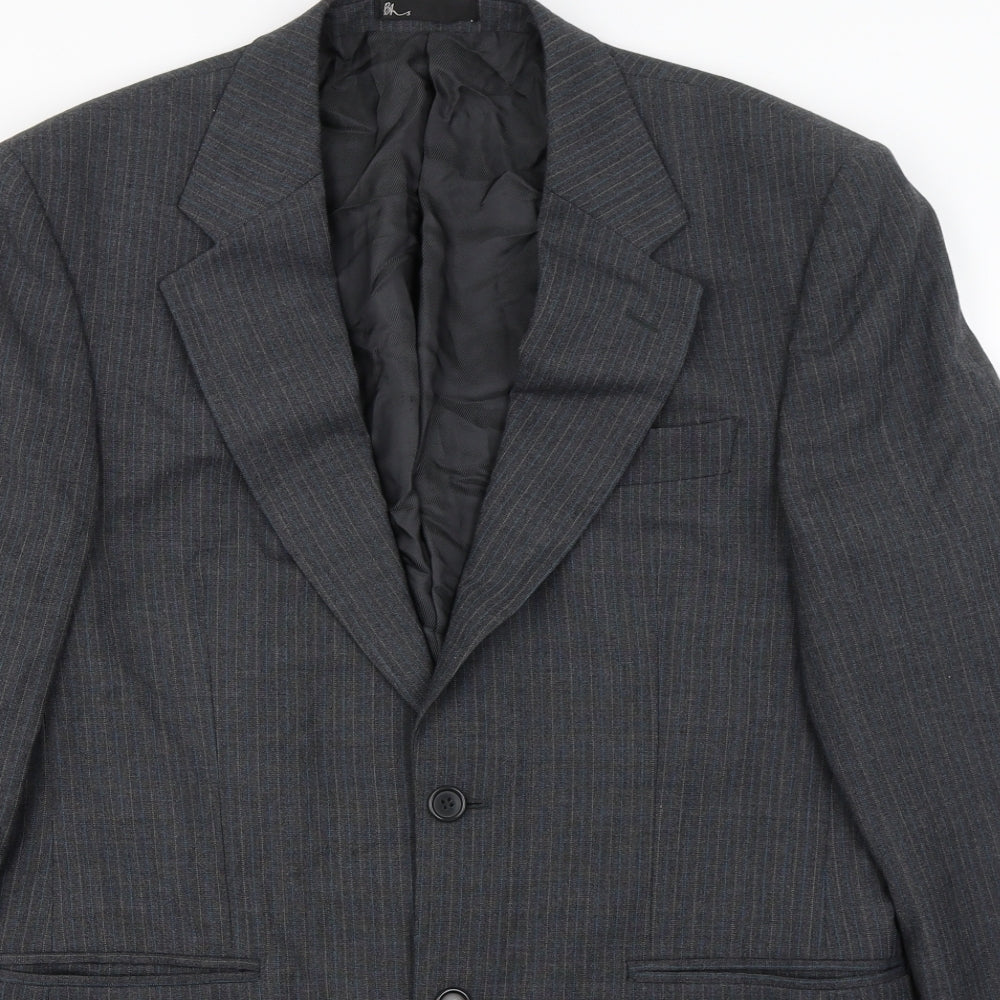 Mens UK Size 38 BHS Regular Grey Suit Jacket
