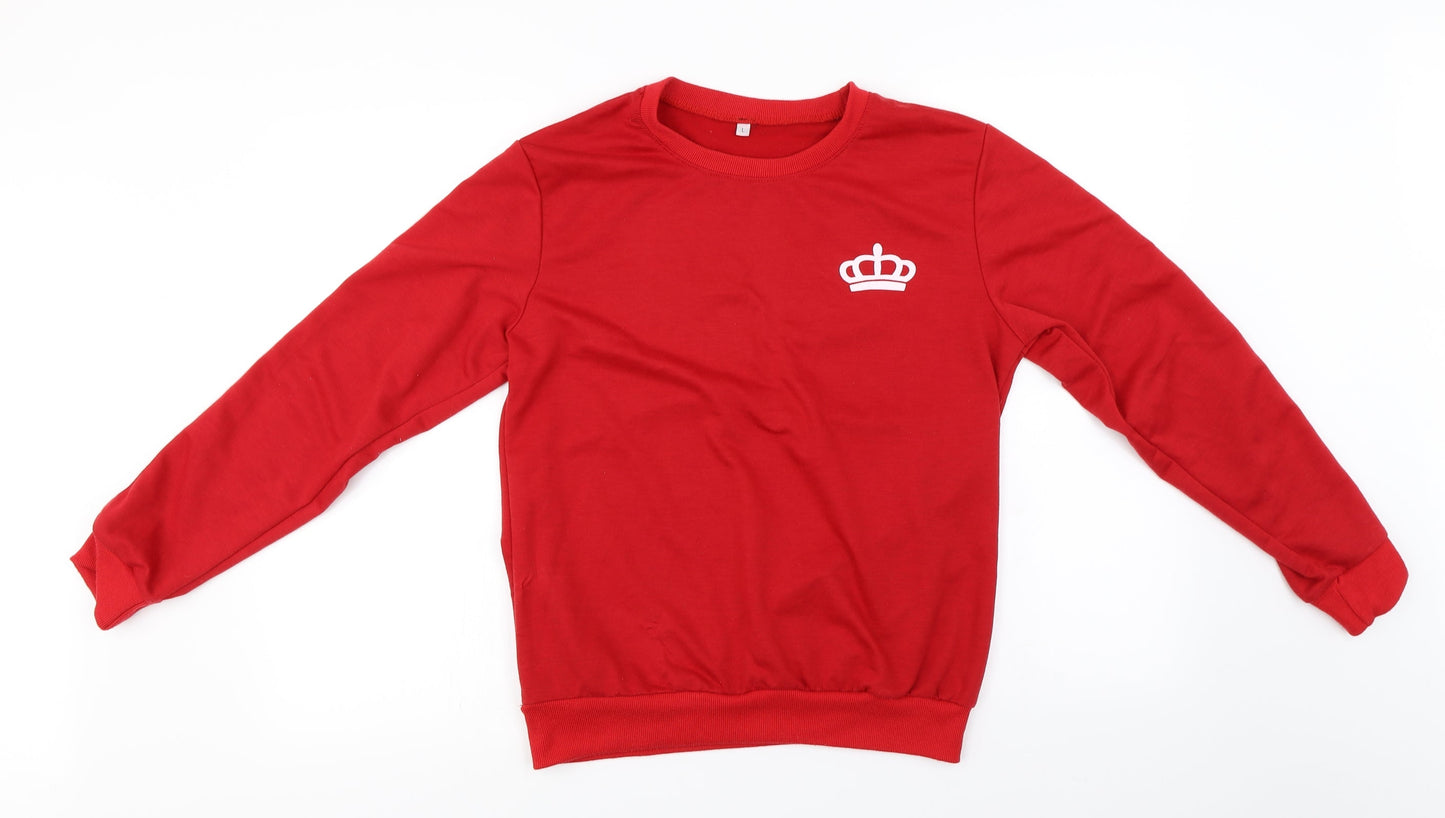 Preworn Mens Red   Pullover Jumper Size L