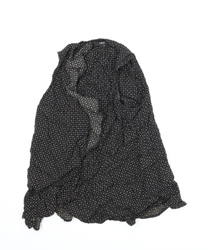 Womens UK Size 10 NEXT Black Basic Blouse