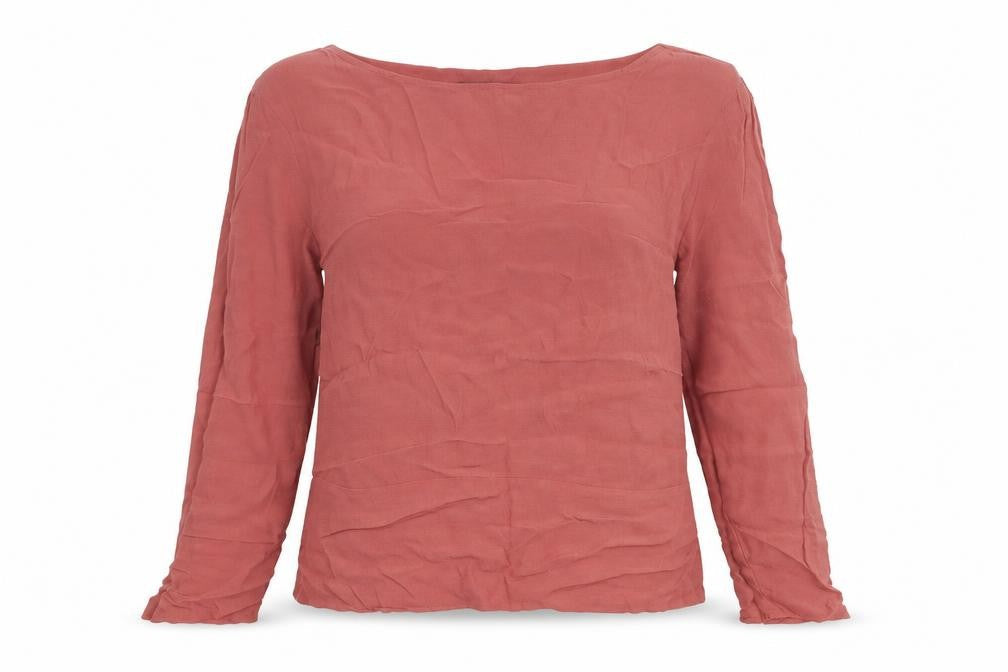 Womens UK Size 12 M&S Red Basic Blouse
