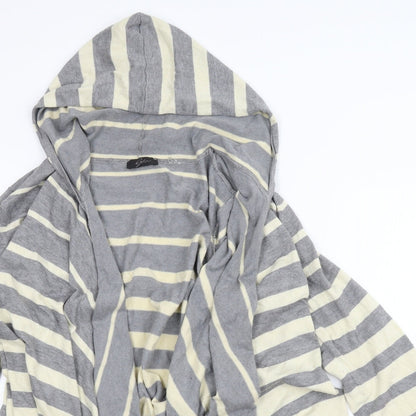 Gw Womens Beige Striped  Cardigan Jumper Size XL  - Draped
