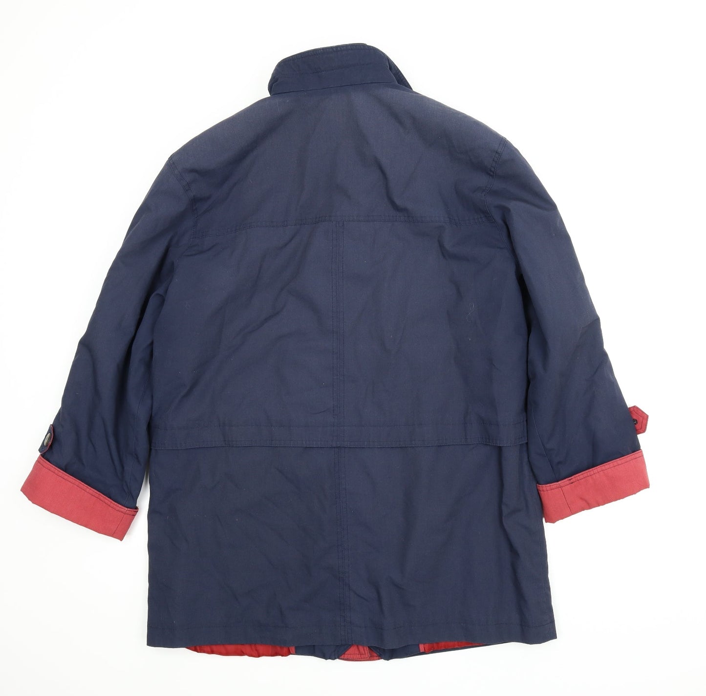 Womens UK Size 14 Preworn Blue Parka Coat