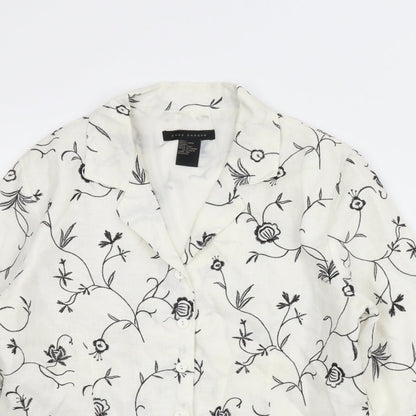 Womens UK Size M Anne Carson White Basic Blouse