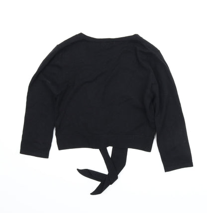 Basix Womens Black   Cardigan Jumper Size 10