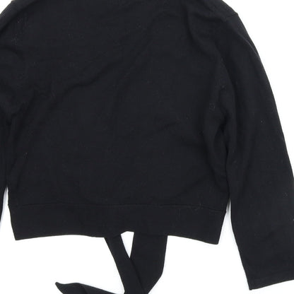 Basix Womens Black   Cardigan Jumper Size 10