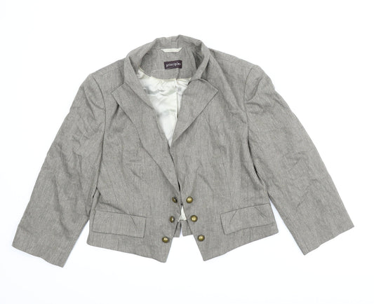 Principles Womens Brown   Jacket  Size 14