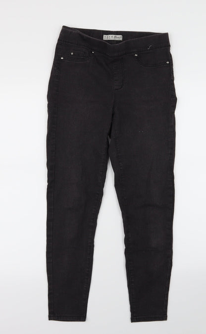 Denim Co. Womens Black  Denim Jegging Jeans Size 8 L25 in