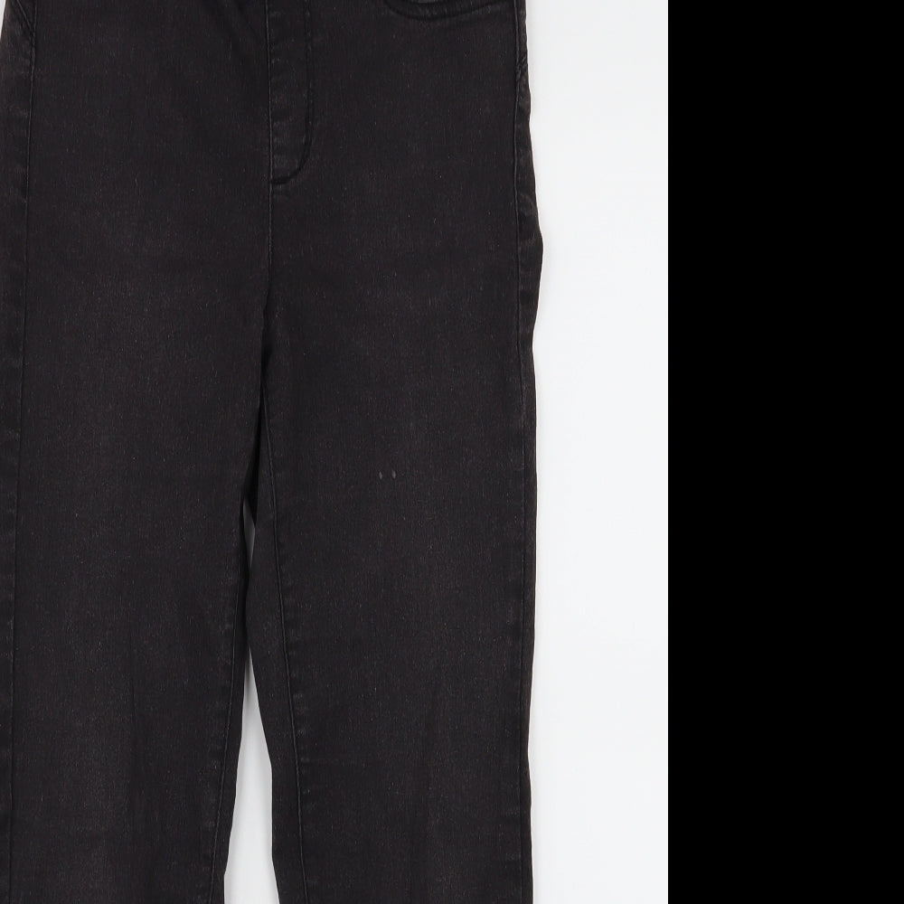 Denim Co. Womens Black  Denim Jegging Jeans Size 8 L25 in