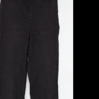 Denim Co. Womens Black  Denim Jegging Jeans Size 8 L25 in