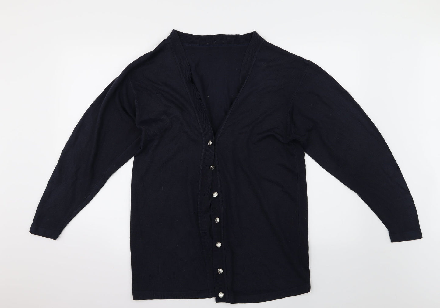 Berkertex Womens Blue  Knit Cardigan Jumper Size 14