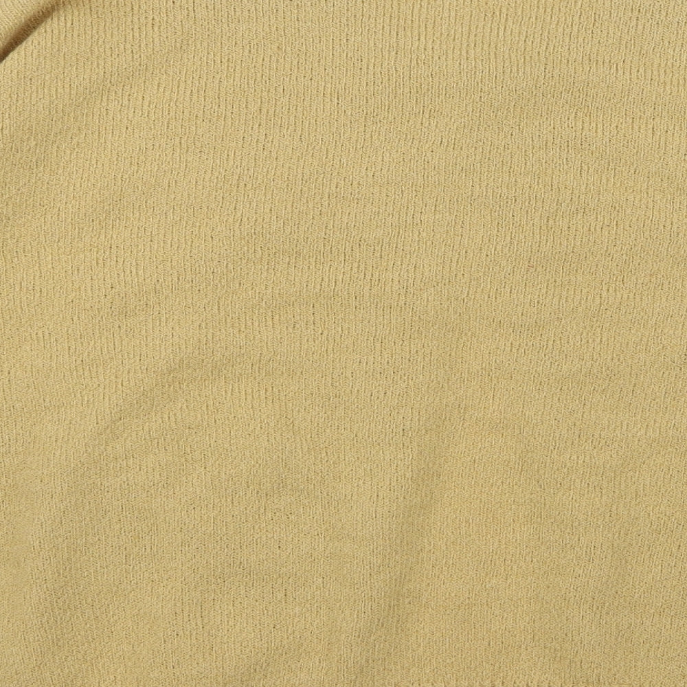 Compliments Womens Beige  Knit Cardigan Jumper Size L