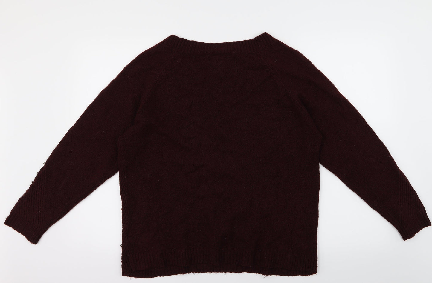 Dorothy Perkins Womens Red  Knit Pullover Jumper Size 14