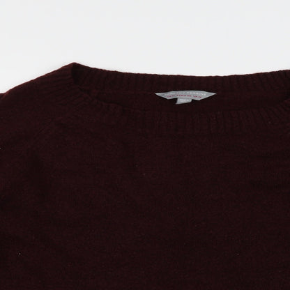 Dorothy Perkins Womens Red  Knit Pullover Jumper Size 14