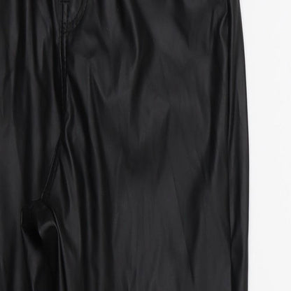 Womens UK Size 8 PRETTYLITTLETHING Regular Fit  Black Trousers