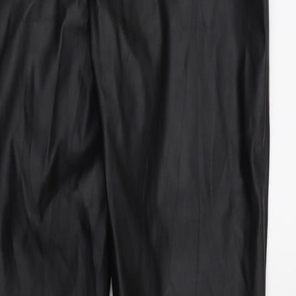 Womens UK Size 8 PRETTYLITTLETHING Regular Fit  Black Trousers