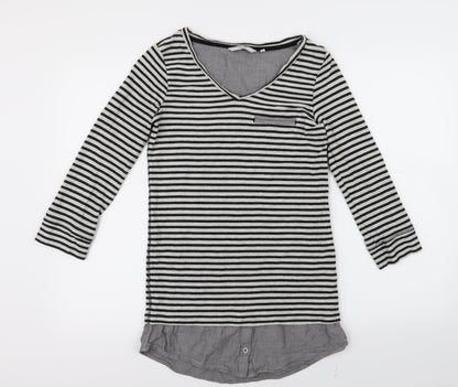Womens UK Size 6 NEXT Black Basic T-Shirt