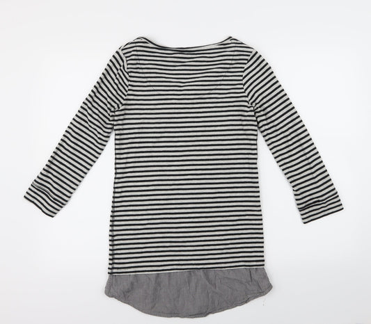 Womens UK Size 6 NEXT Black Basic T-Shirt
