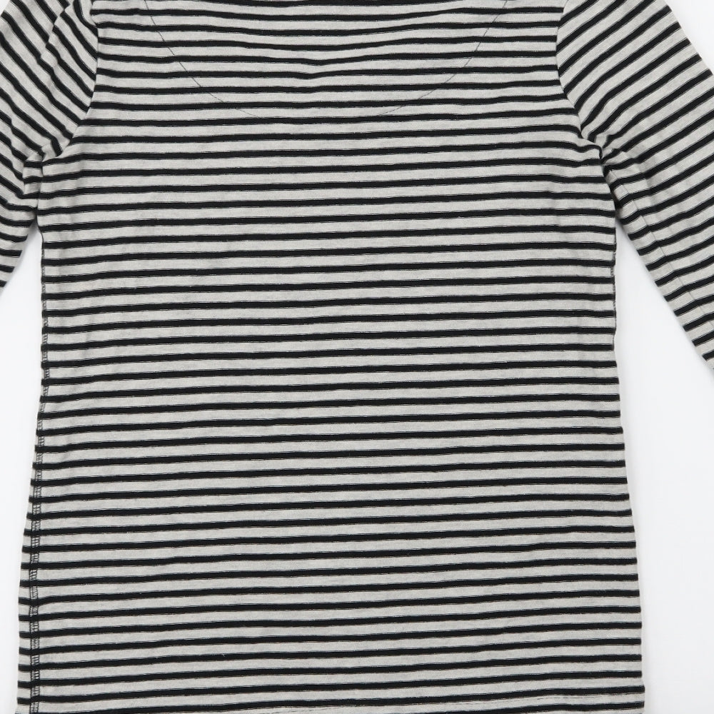 Womens UK Size 6 NEXT Black Basic T-Shirt